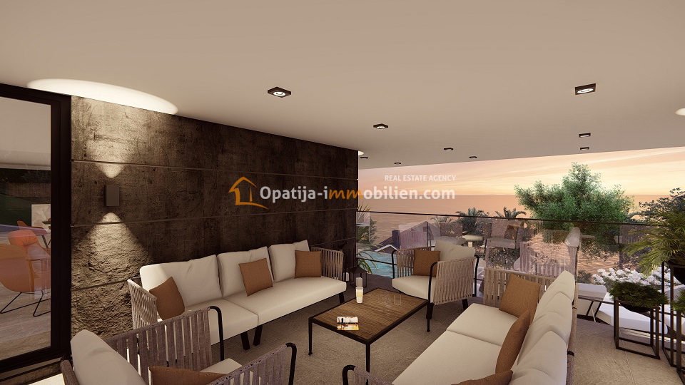 NUOVA VILLA CON PISCINA-OPATIJA RIVIERA-MOŠĆENIČKA DRAGA