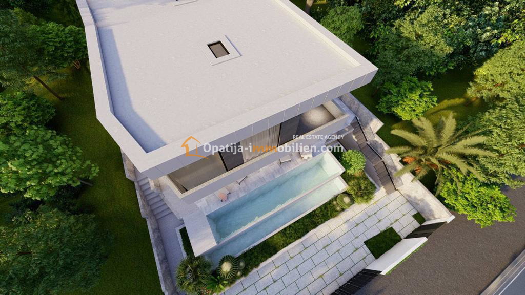 VILLA MODERNA A NJIVICE PRIMA FILA AL MARE