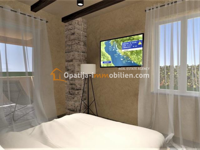 VRBNIK-NUOVA VILLA CON PISCINA 137 M2 CON VISTA MARE