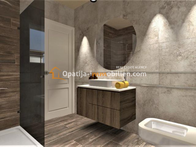 VRBNIK-NUOVA VILLA CON PISCINA 137 M2 CON VISTA MARE