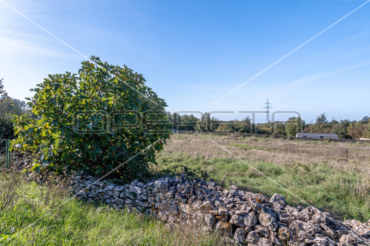 Istria, Marčana – Terreno edificabile con permesso di costruzione definitivo di 500 m2