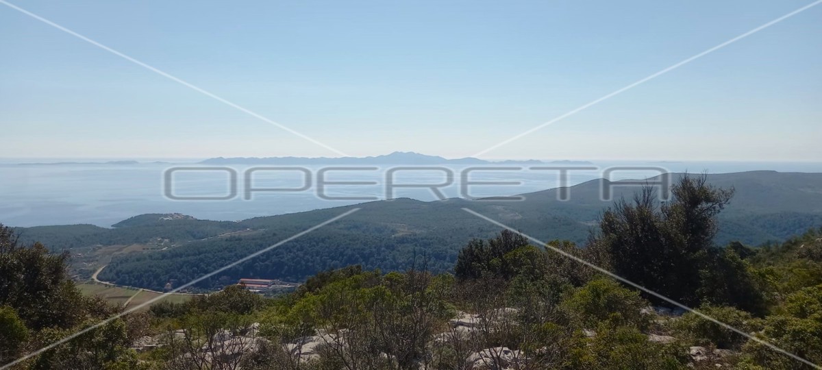 Terreno di 51.000 m2 con vista mare, Čara, Korčula