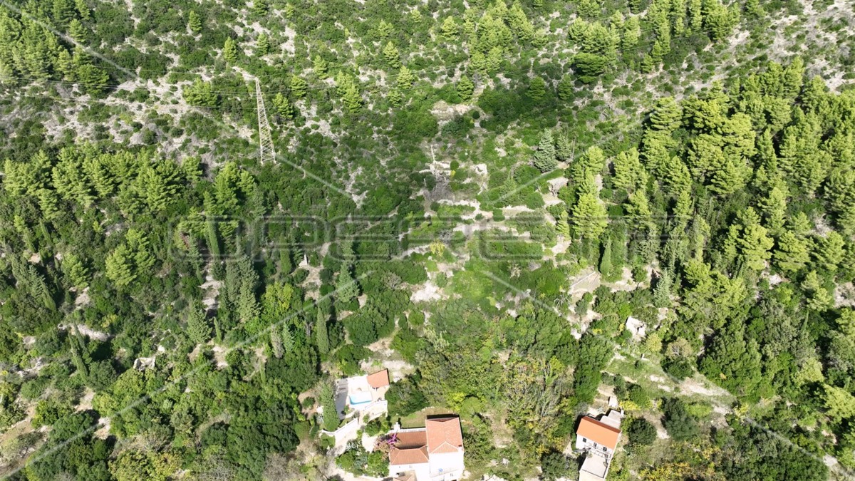 Terreno di 51.000 m2 con vista mare, Čara, Korčula