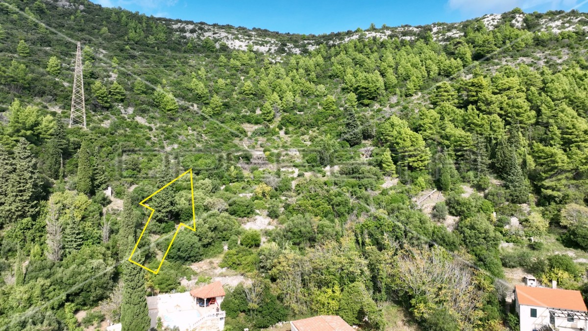 Terreno di 51.000 m2 con vista mare, Čara, Korčula