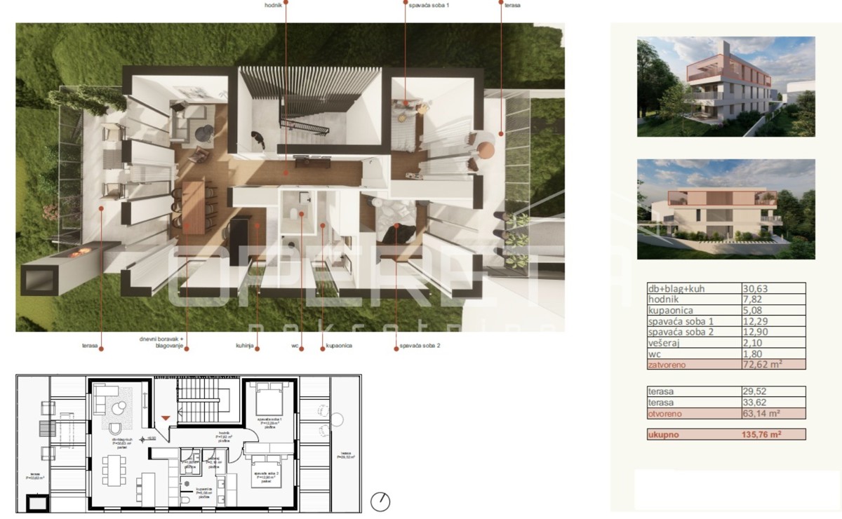 Vendita, Appartamento, Gorice, Gorice, 3l, 135m2