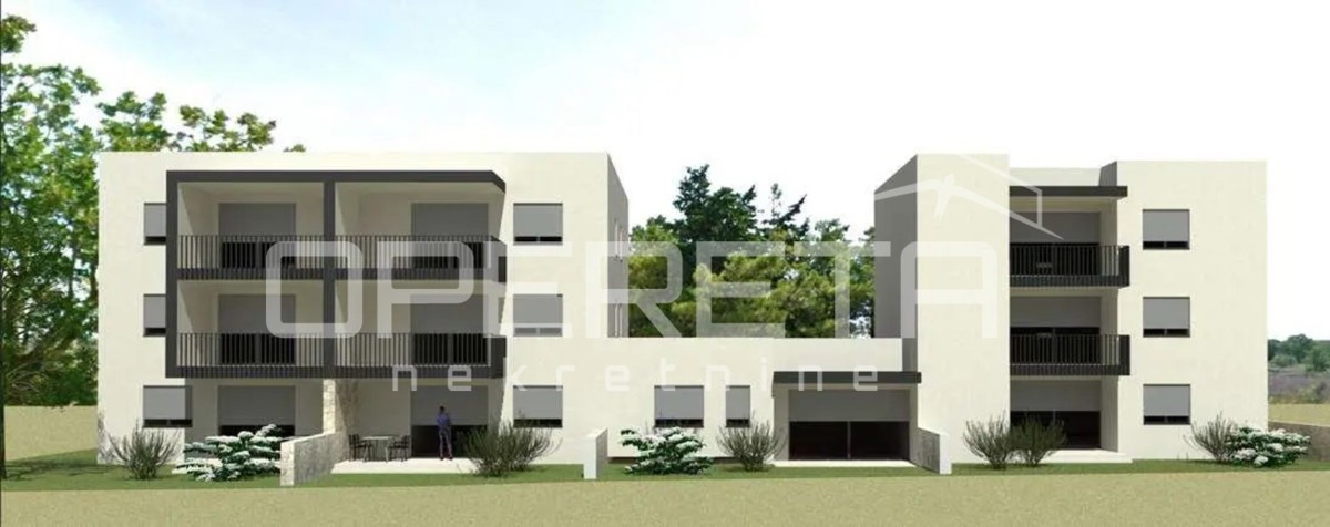 Nuova costruzione - Appartamento bilocale, 1° piano, 78 m², Zaton, Zara