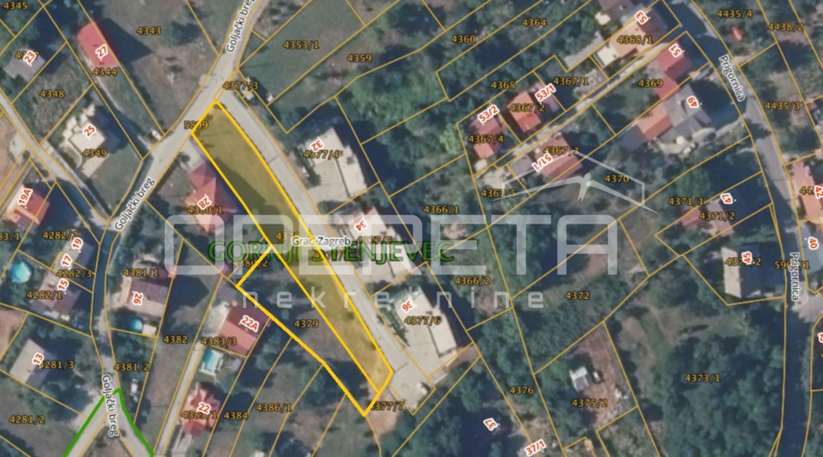 Goljački breg , Podsused, 2.215,00 m2, 299.000,01 EUR