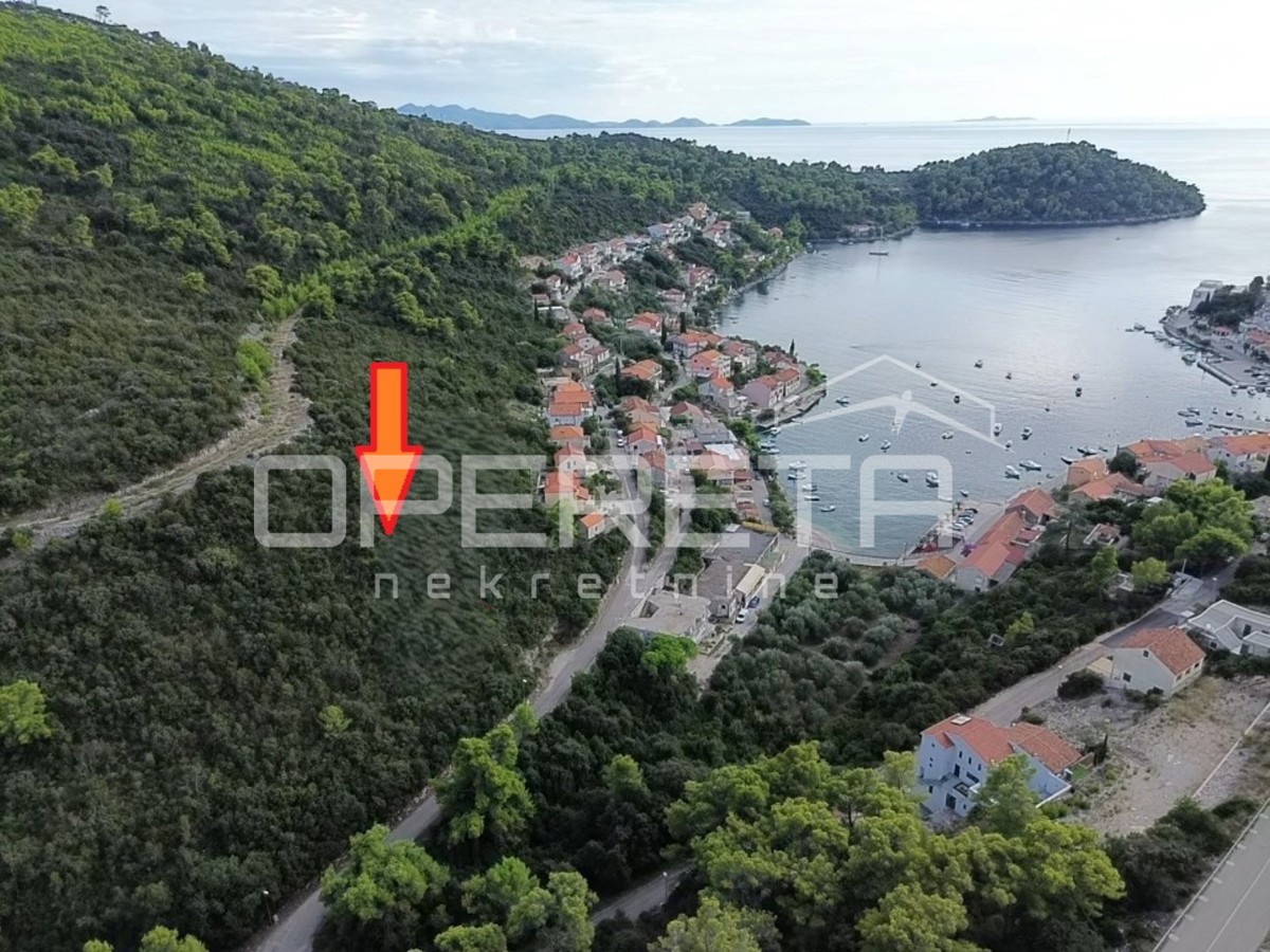 Brna, Korčula – terreno edificabile 625 m2, vicino al mare