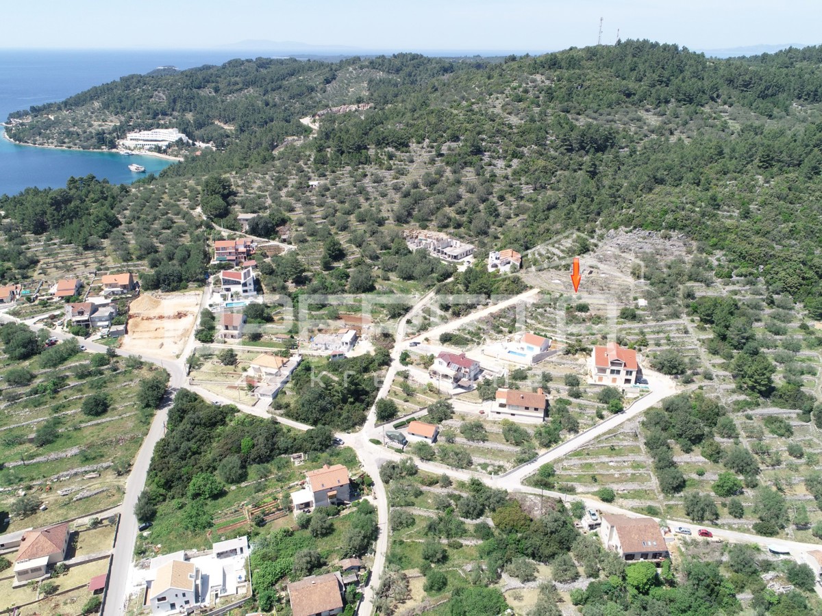 Terreno edificabile 475 m2 a Vela Luka – posizione attraente