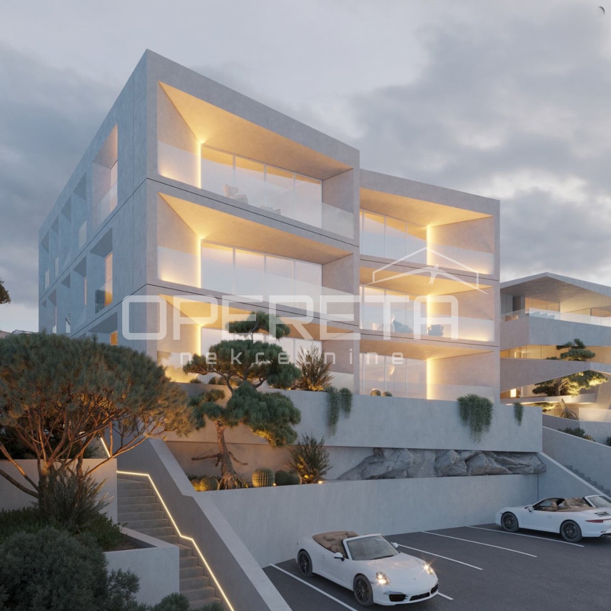 Istria, appartamento di lusso di 120 m2 in nuova costruzione con vista panoramica sul mare