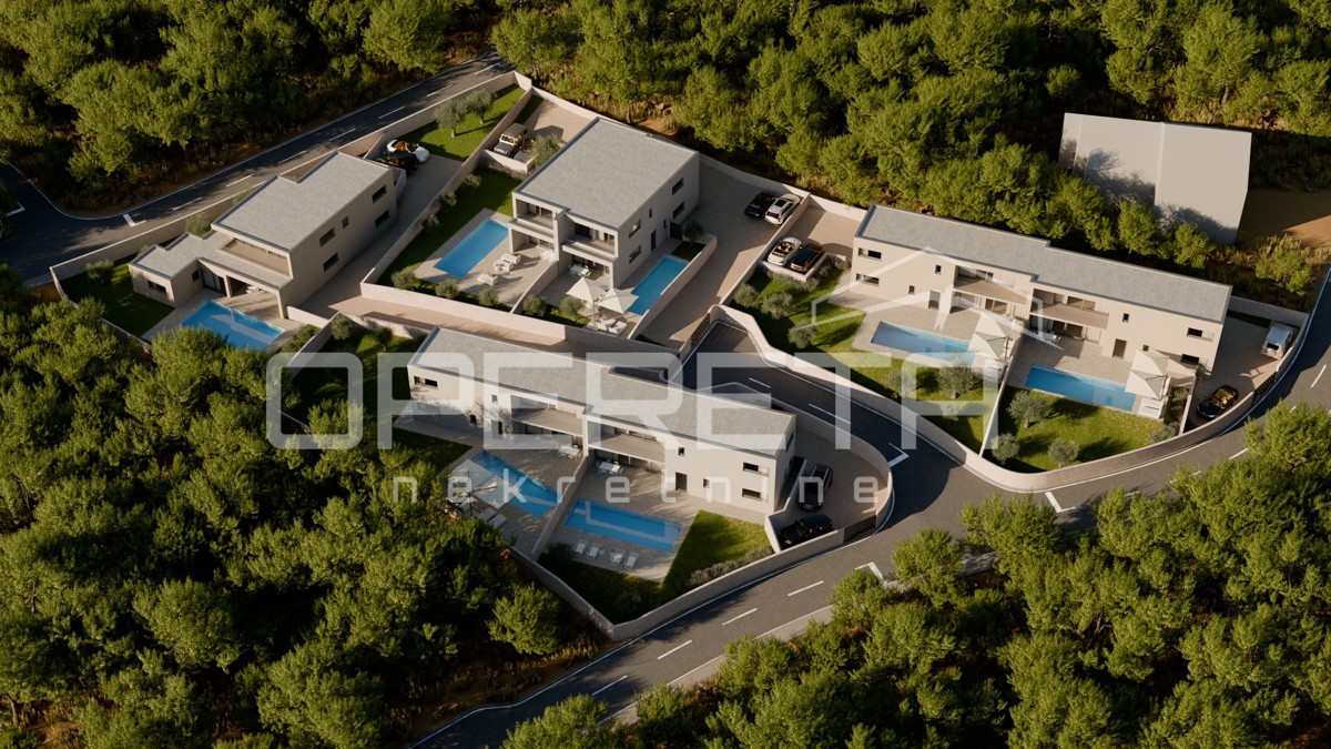 ISOLA DI KRK – Nuova costruzione di lusso con vista panoramica sul mare