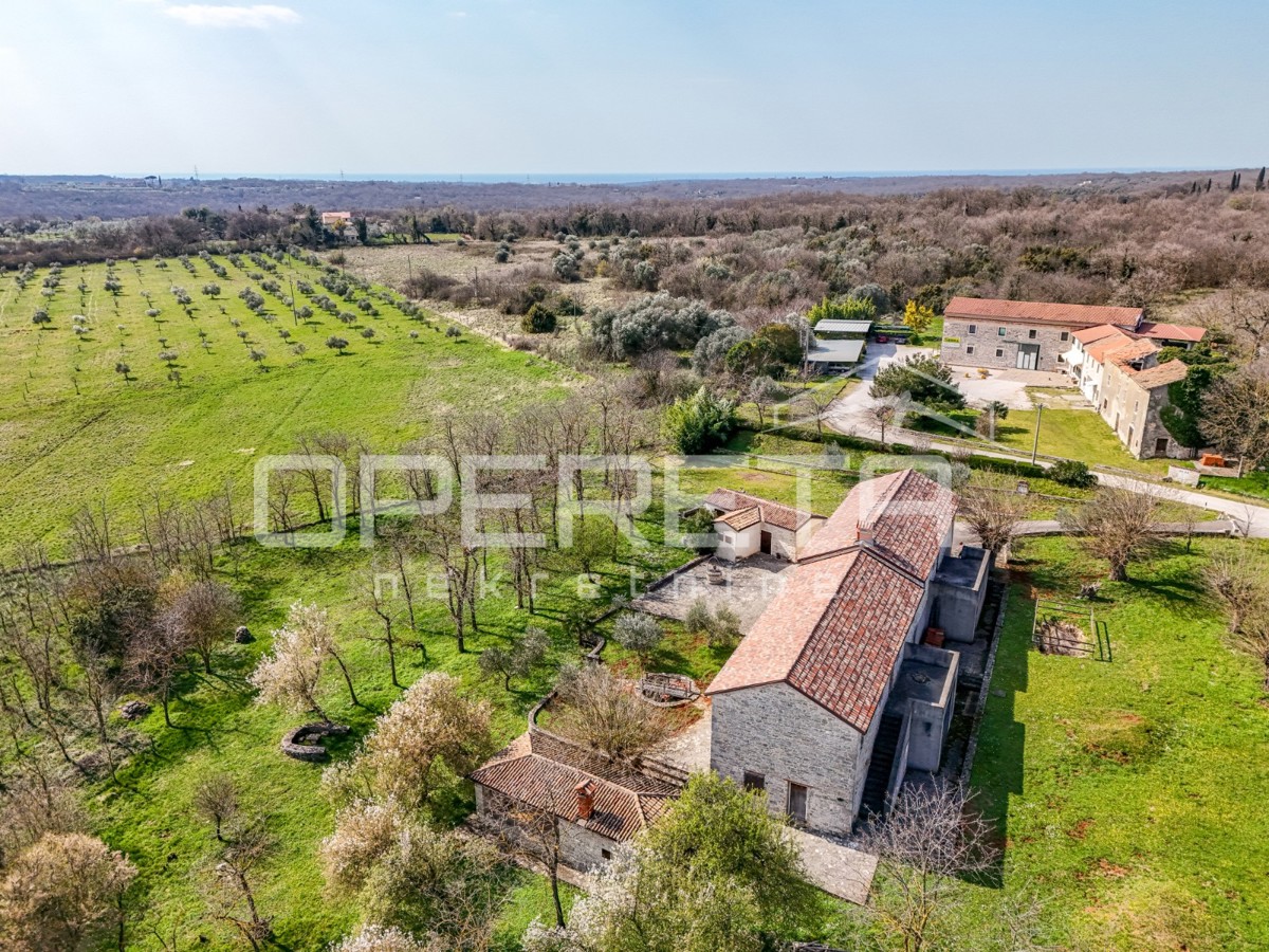 Buje, Kaštel - proprietà di 1909 m2 con destinazione commerciale e alloggio