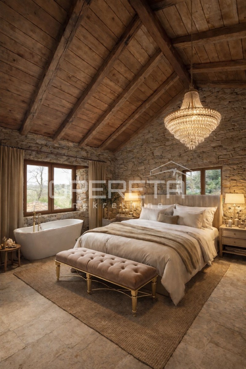 Buje, Kaštel - proprietà di 1909 m2 con destinazione commerciale e alloggio