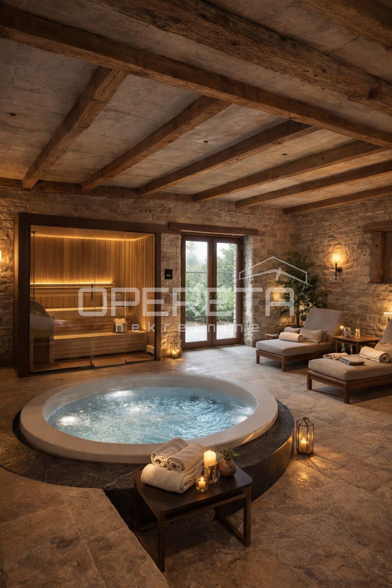 Buje, Kaštel - proprietà di 1909 m2 con destinazione commerciale e alloggio