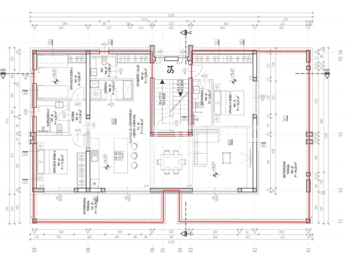 APPARTAMENTO, VENDITA, KOŽINO, ZARA - dintorni, 208m2, quadrilocale