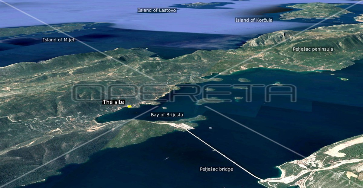 Occasione imperdibile: terreno edificabile vicino al mare – Brijesta, Pelješac