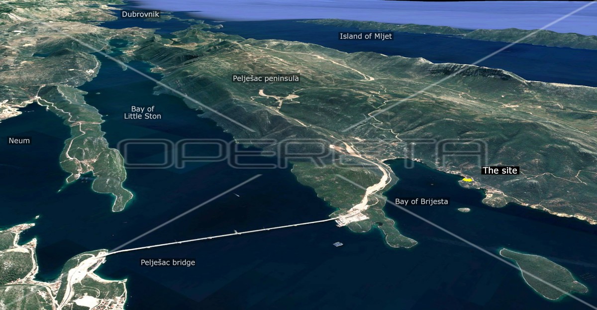 Occasione imperdibile: terreno edificabile vicino al mare – Brijesta, Pelješac