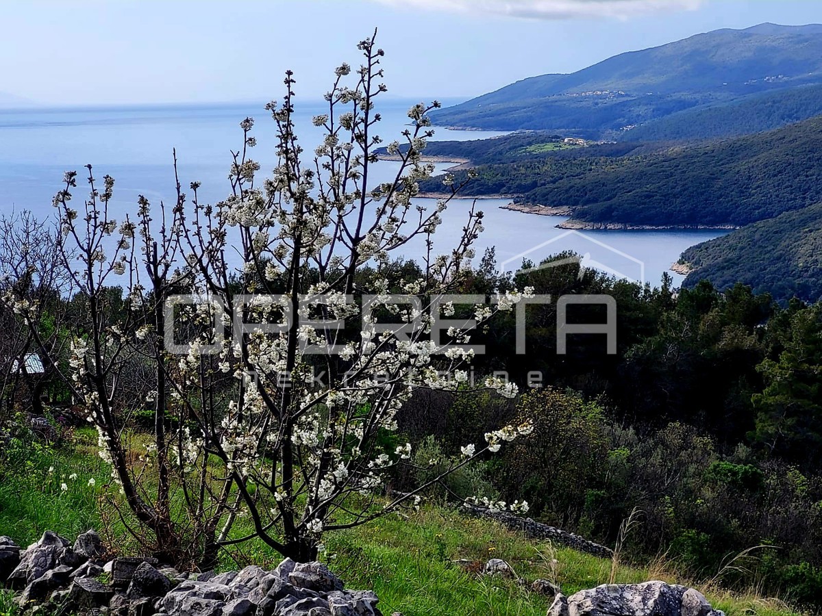 OPPORTUNITÀ – Terreno edificabile con vista aperta sul mare a Rabac, oltre 2.900 m²