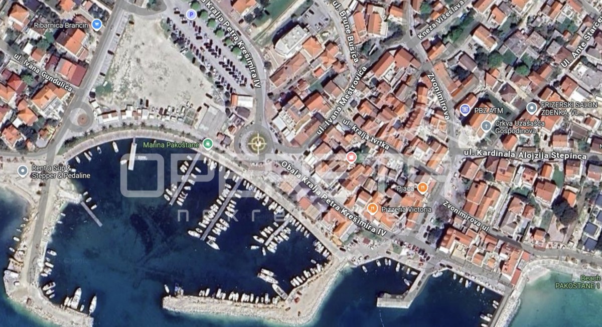 Appartamento con una camera da letto di 46 m2, a 100 m dal mare, Pakoštane, Biograd