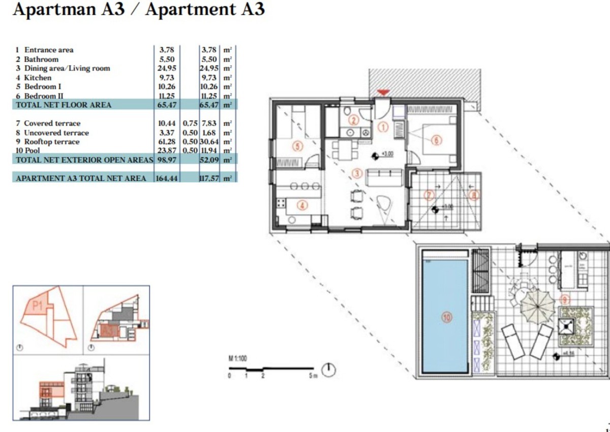 Vendita, Appartamento, Primošten, Šibenska bb, 3l, 126m2