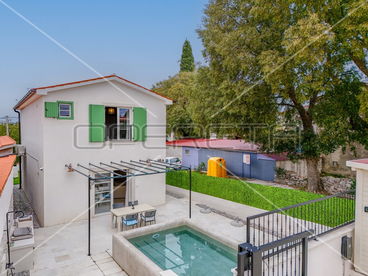 Istria, Barban - dintorni, nuova casa in stile rustico, 2SS, piscina