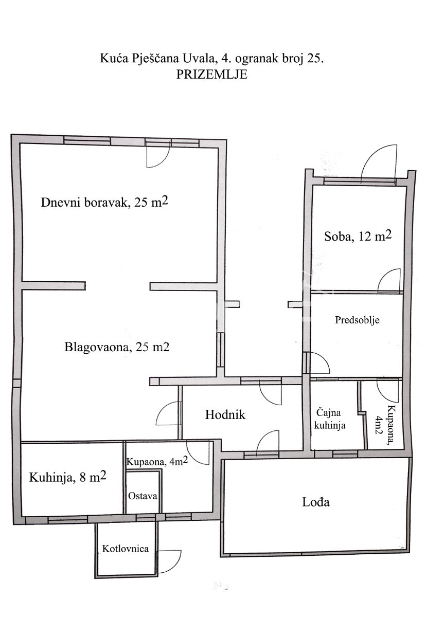 Casa con piscina, vista mare, a 200m dalla spiaggia