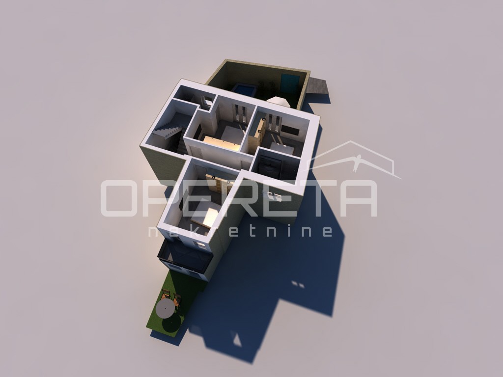 Tisno, Casa moderna 168m2 - nuova costruzione nel centro stesso