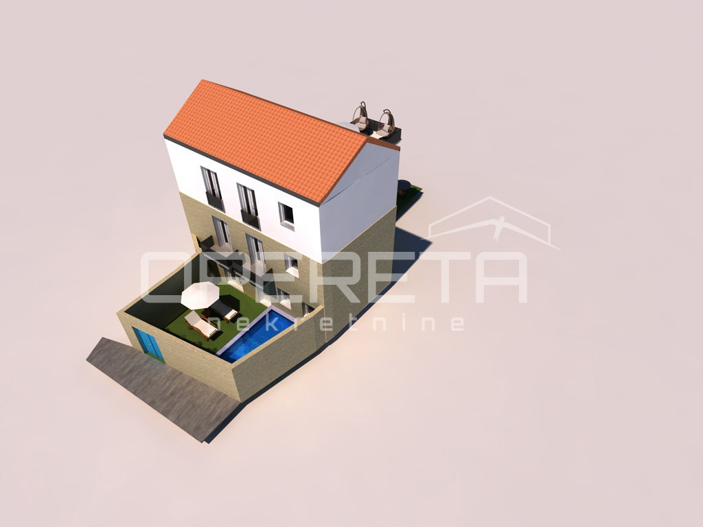 Tisno, Casa moderna 168m2 - nuova costruzione nel centro stesso