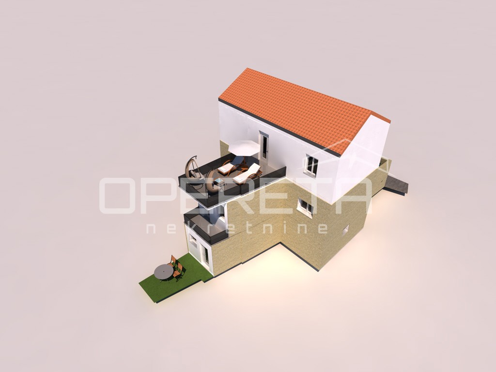 Tisno, Casa moderna 168m2 - nuova costruzione nel centro stesso