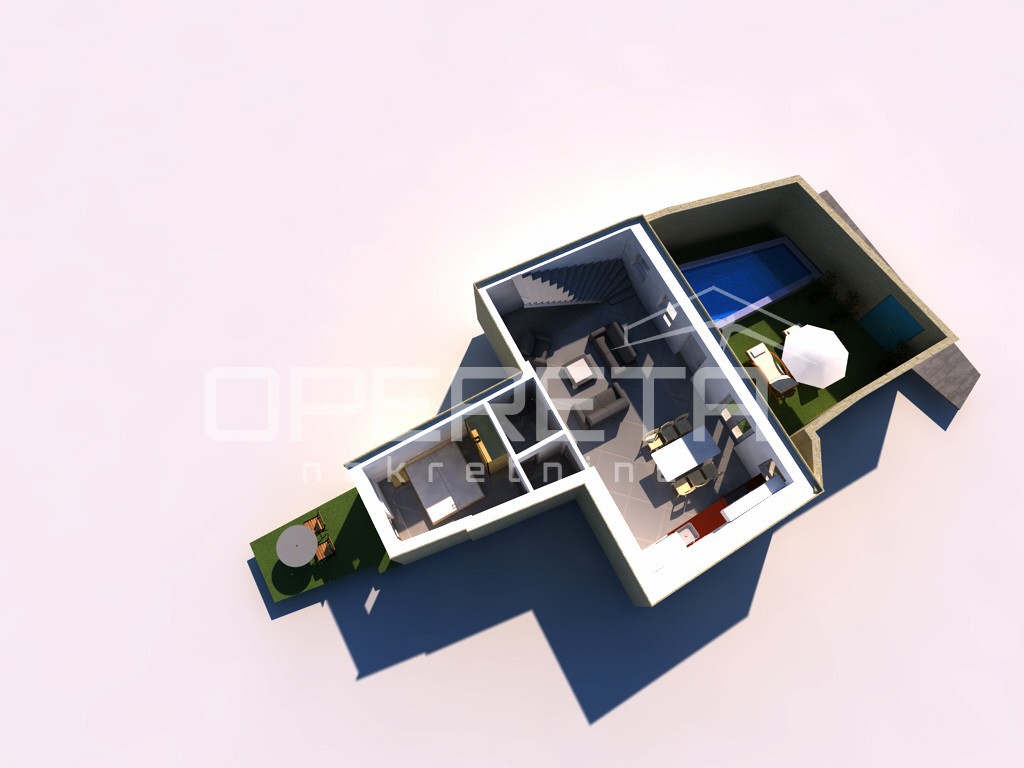 Tisno, Casa moderna 168m2 - nuova costruzione nel centro stesso