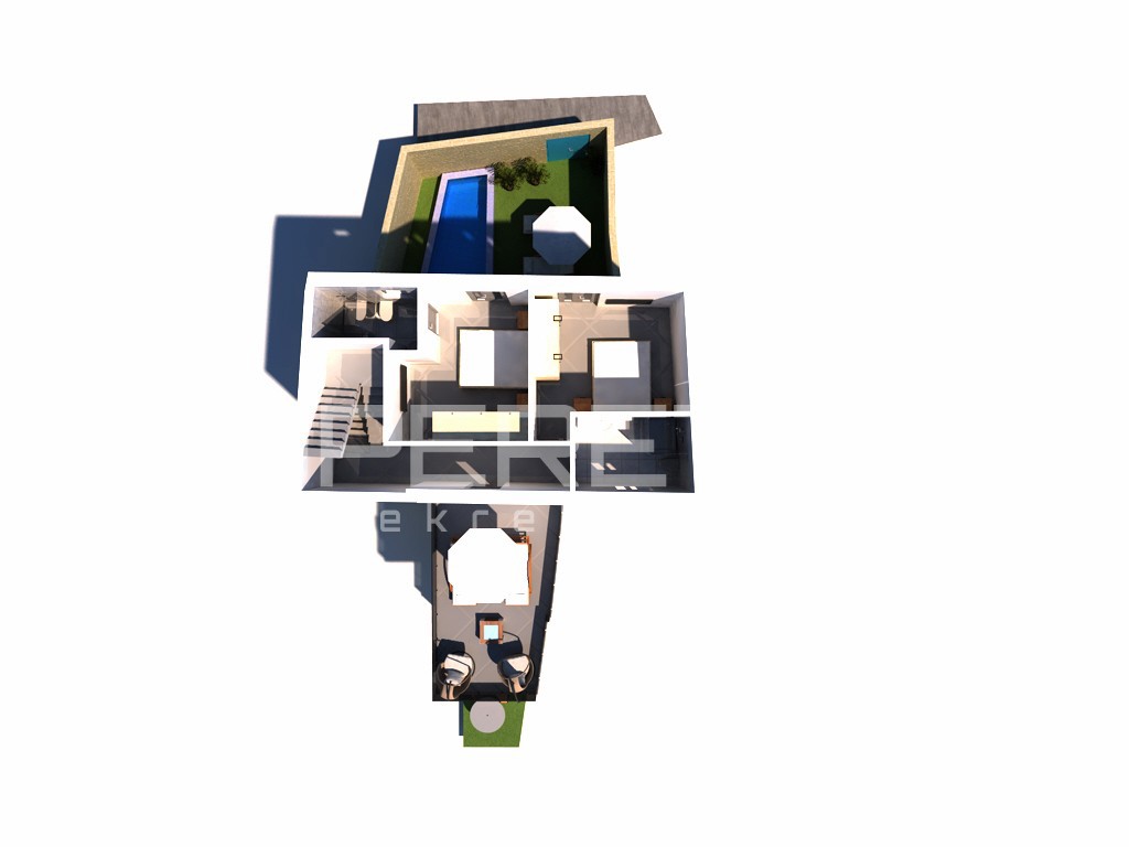 Tisno, Casa moderna 168m2 - nuova costruzione nel centro stesso