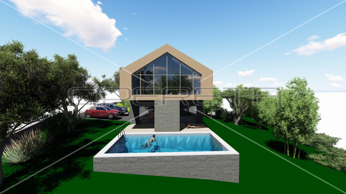 Esclusivo progetto di villa di 230 m² sul fiume Kupa – tranquillità, privacy e alto potenziale d’investimento