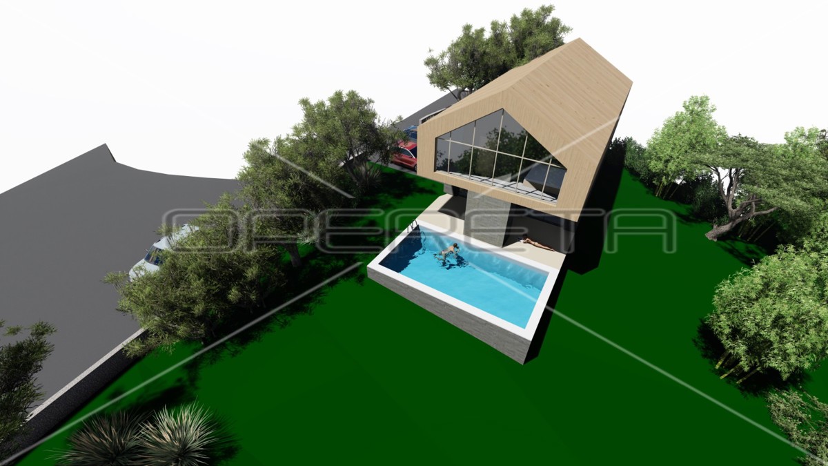 Esclusivo progetto di villa di 230 m² sul fiume Kupa – tranquillità, privacy e alto potenziale d’investimento