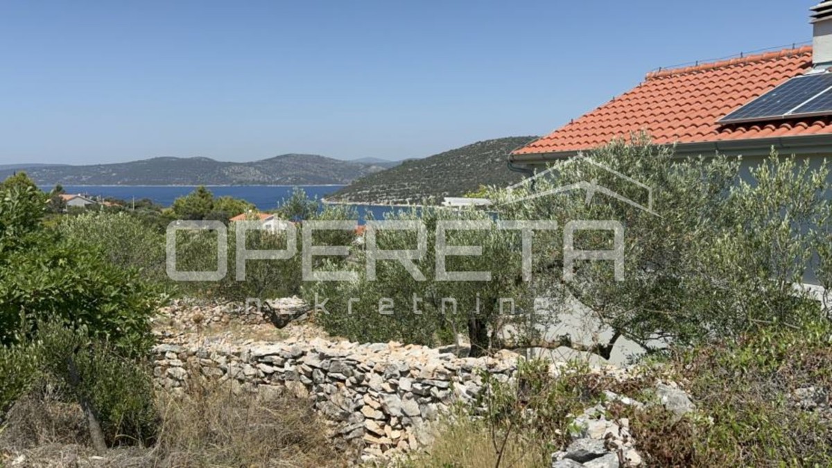 Terreno edificabile con vista mare, Drvenik Veliki vicino a Trogir