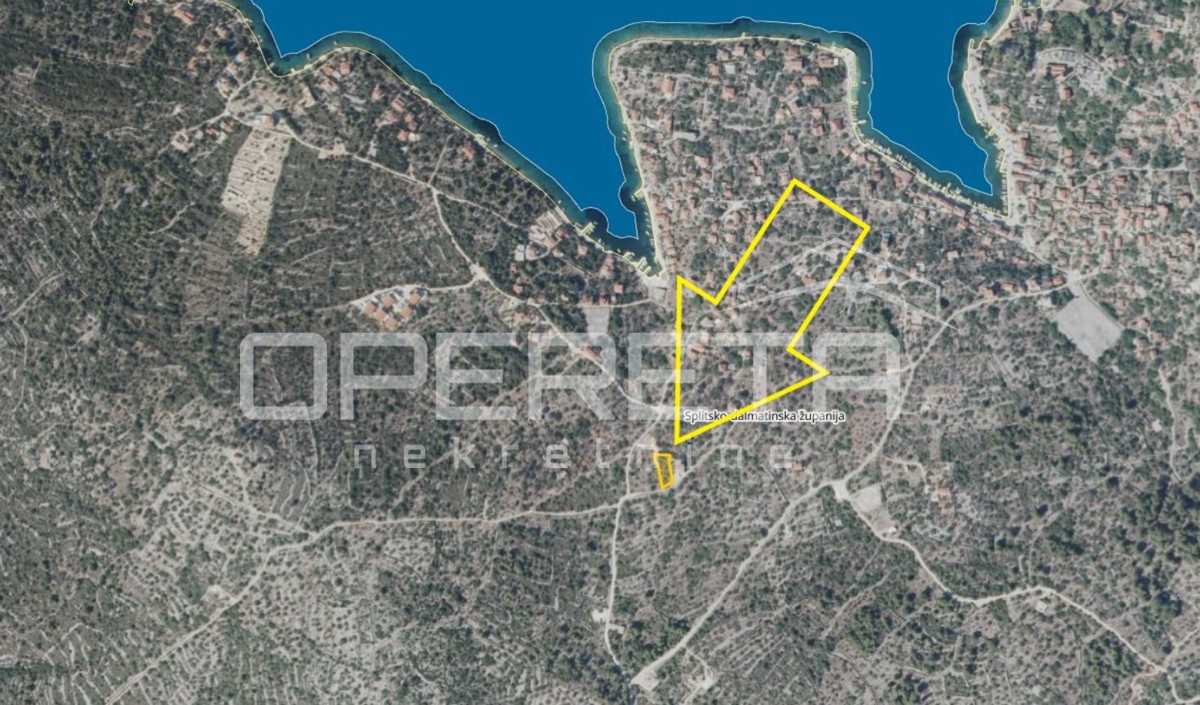 Terreno edificabile con vista mare, Drvenik Veliki vicino a Trogir