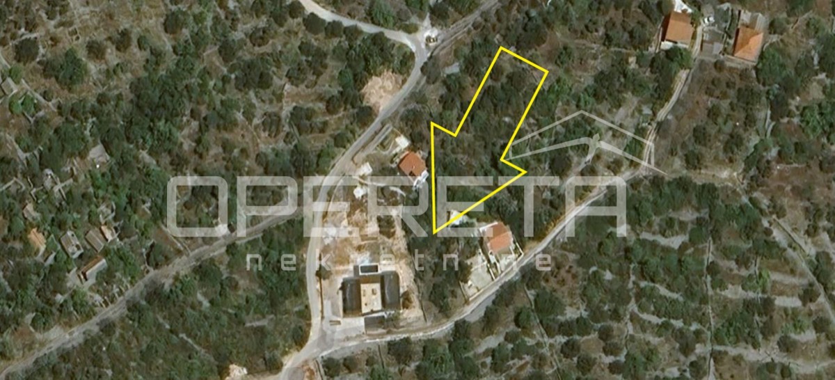 Terreno edificabile con vista mare, Drvenik Veliki vicino a Trogir