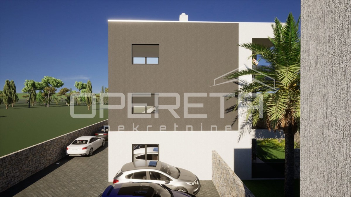 Nuova costruzione, appartamento bilocale con terrazza di 80 m2, Sabunike, Zara