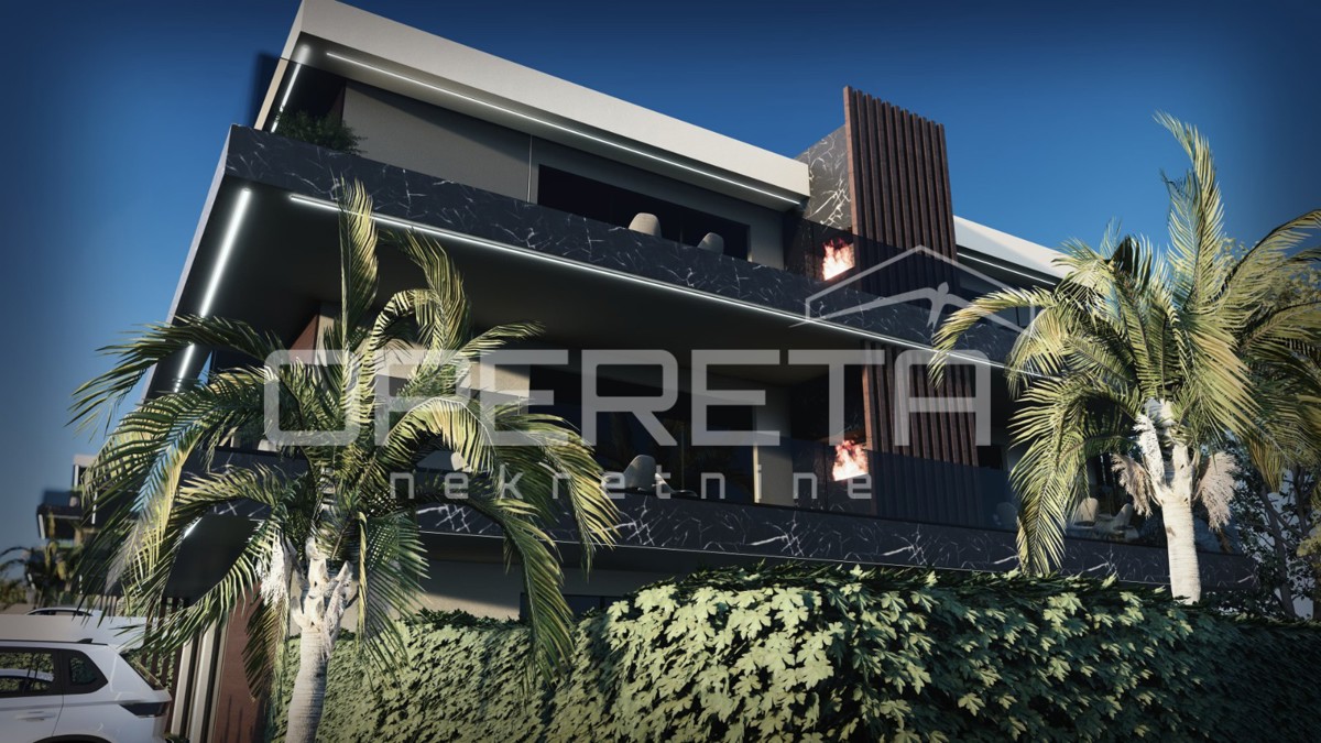 Nuova costruzione a Stara Novalja - 2 camere da letto con vista aperta sul mare