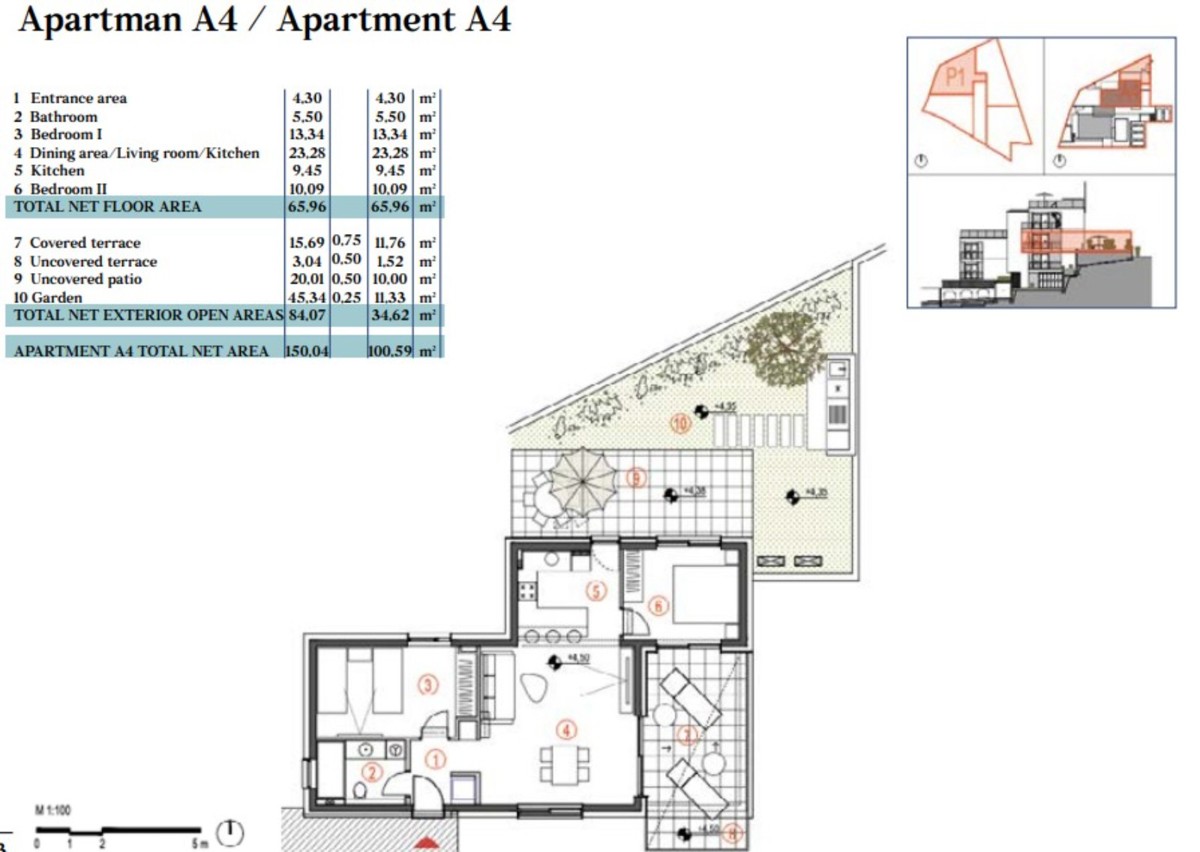 Vendita, Appartamento, Primošten, Šibenska bb, 3l, 110m2