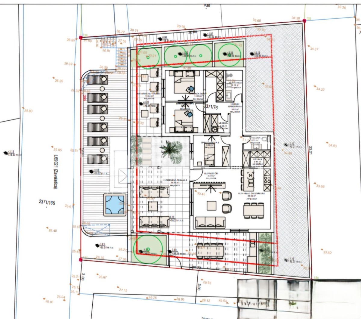 Terreno attraente di 437 m2 con vista mare – Zavalatica