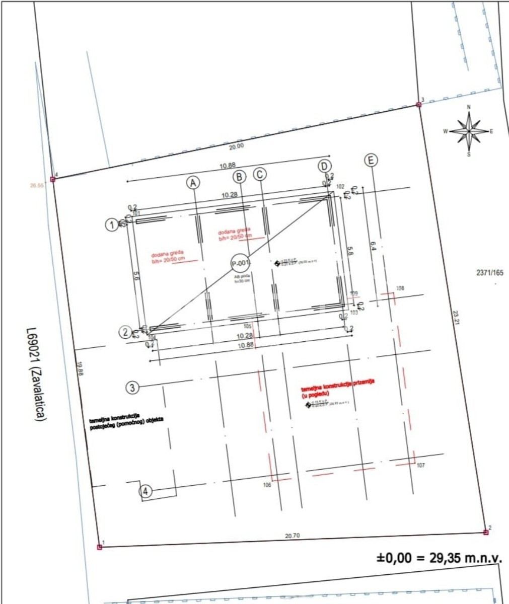 Terreno attraente di 437 m2 con vista mare – Zavalatica