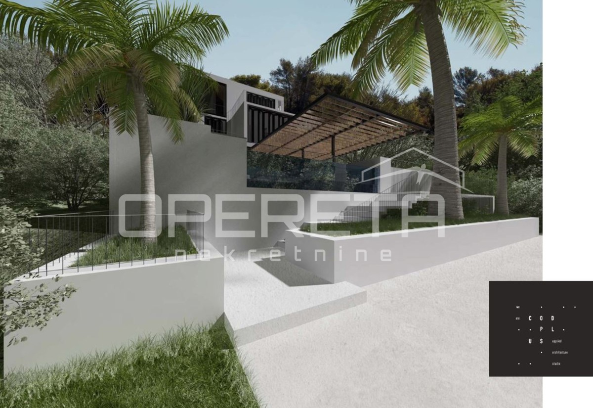 Terreno edificabile di 340 m2 con vista mare, Tri Porte, Korčula