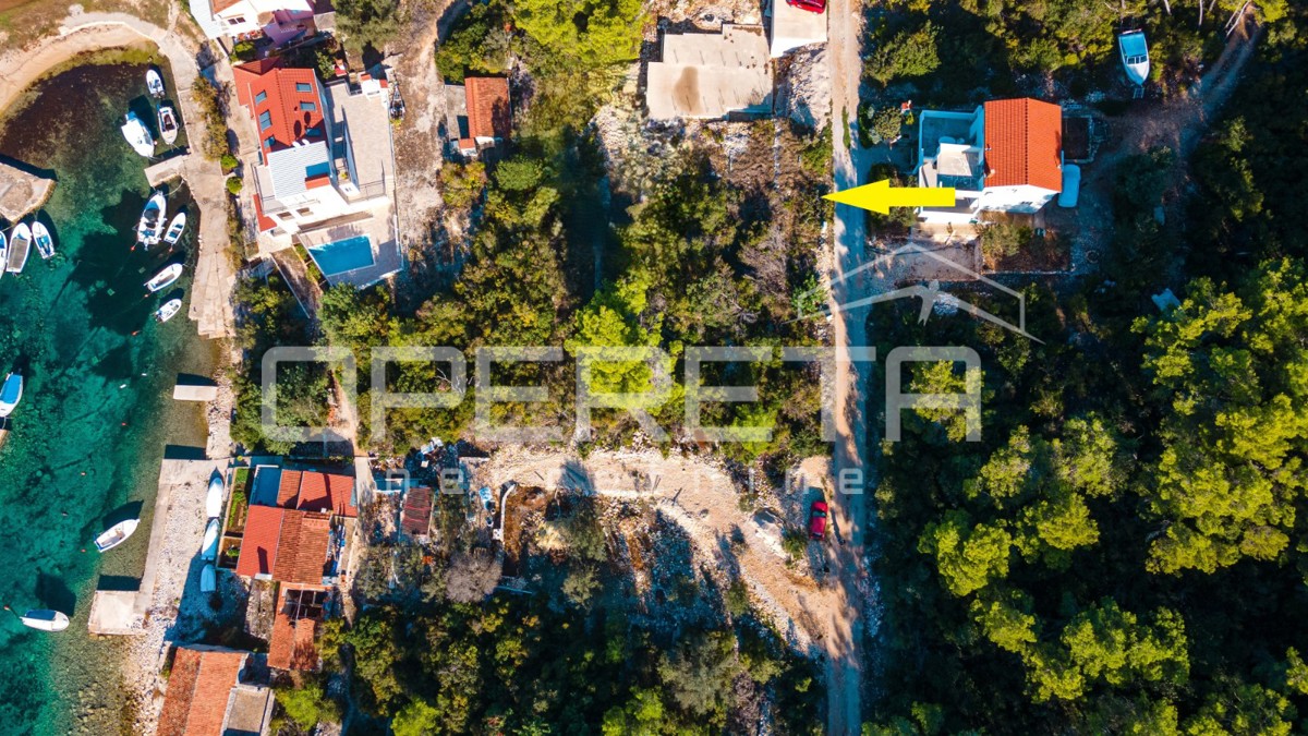 Terreno edificabile di 340 m2 con vista mare, Tri Porte, Korčula