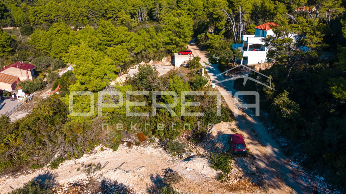 Terreno edificabile di 340 m2 con vista mare, Tri Porte, Korčula