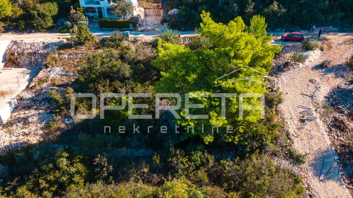 Terreno edificabile di 340 m2 con vista mare, Tri Porte, Korčula
