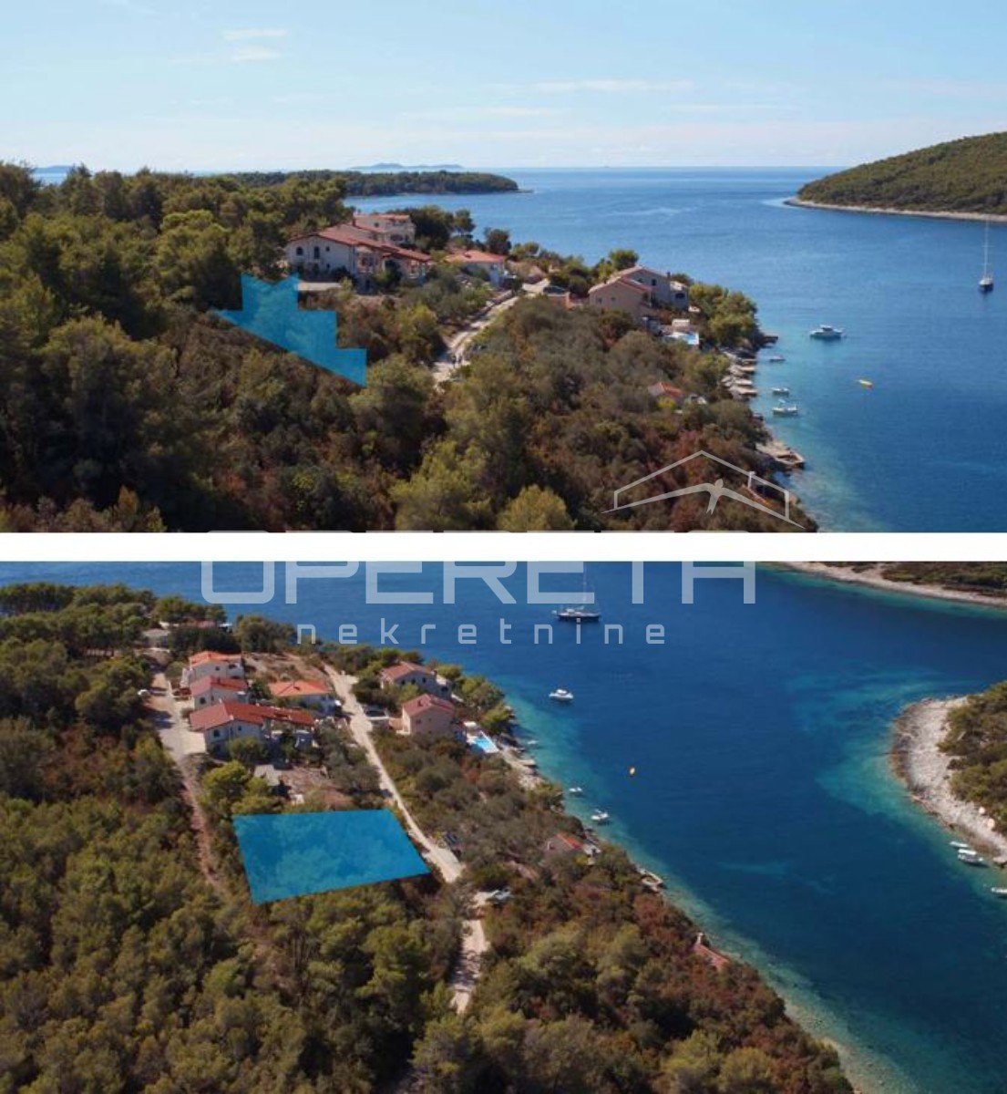 Terreno edificabile di 340 m2 con vista mare, Tri Porte, Korčula
