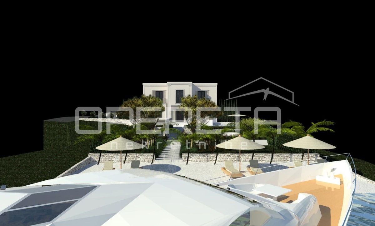 Pašman - terreno edificabile di 1157 m², prima fila sul mare