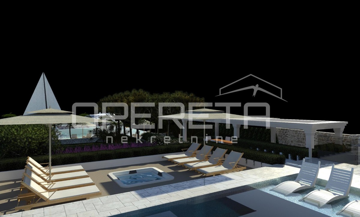 Pašman - terreno edificabile di 1157 m², prima fila sul mare