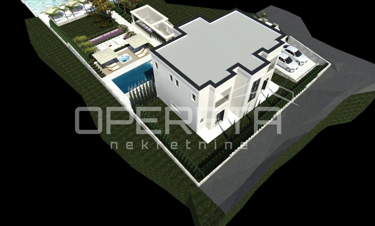 Pašman - terreno edificabile di 1157 m², prima fila sul mare