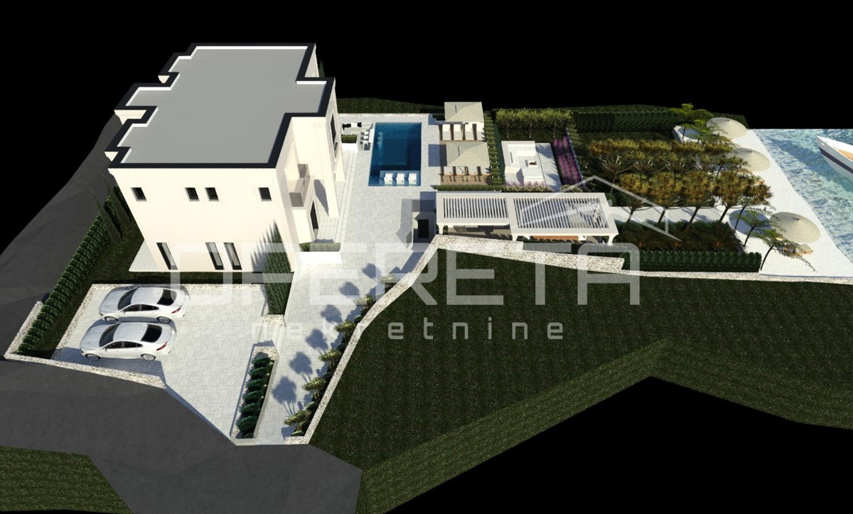 Pašman - terreno edificabile di 1157 m², prima fila sul mare